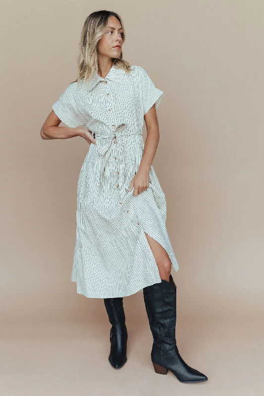 Paige Stripe Shirtdress Stylish Button Shirt