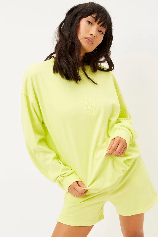 Bennie Oversized Crewneck Sweatshirt | Lemonade Formal Shirt Gown