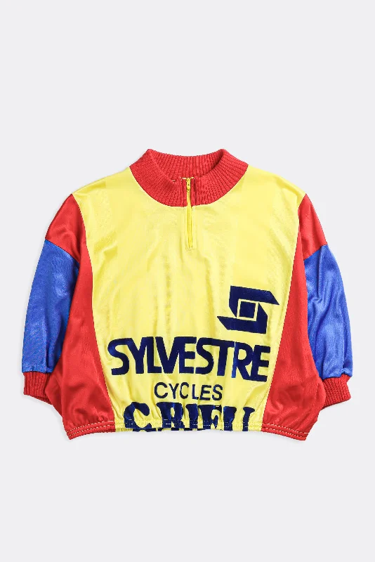 Rework Crop Cycling Jersey - L Relaxed Fit Sweatshirts