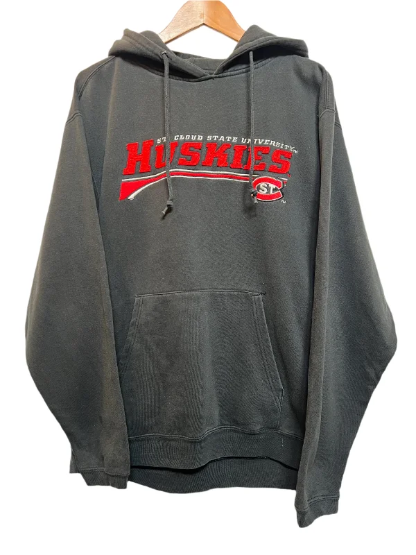 Huskies Mens Black Hoodie (Size L) Women’s Oversized Hoodie