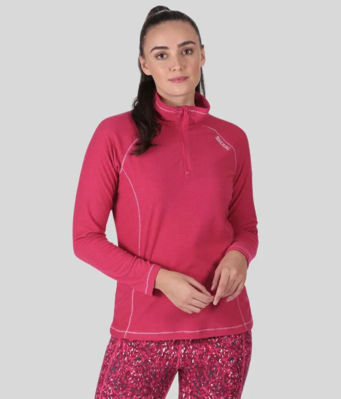 Pink Regatta Montes Fleece Zip-up Sweatshirt Look