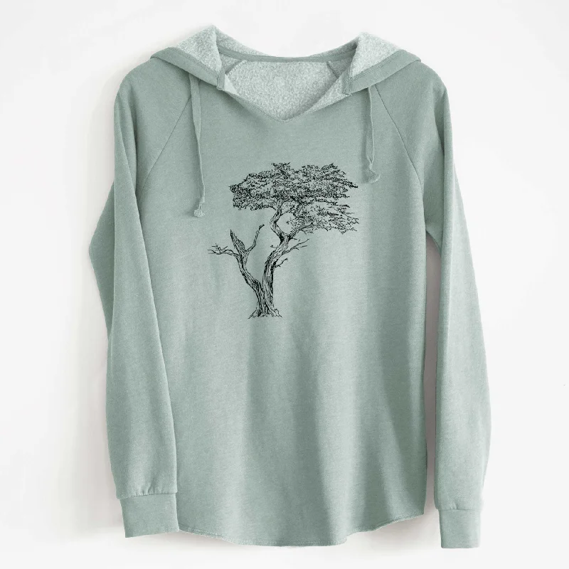 The Lone Cypress - Cupressus Macrocarpa - Monterey Cypress - Cali Wave Hooded Sweatshirt Printed Sweatshirt Hoodie