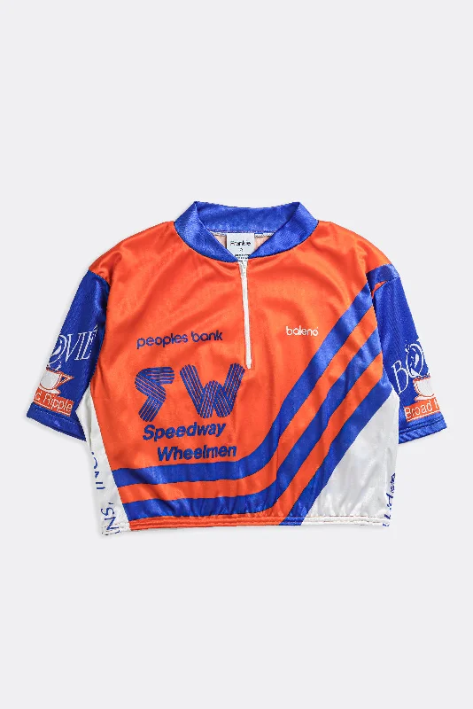 Rework Crop Cycling Jersey - XL Fleece Hoodies & Sweatshirts