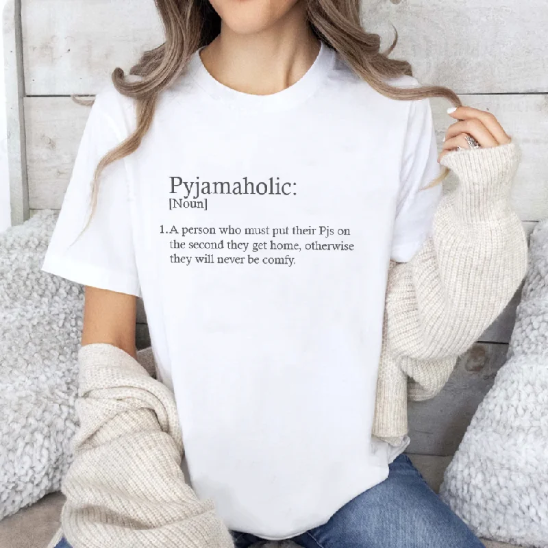 Pyjamaholic Definition T-shirt Amazon pajama sets