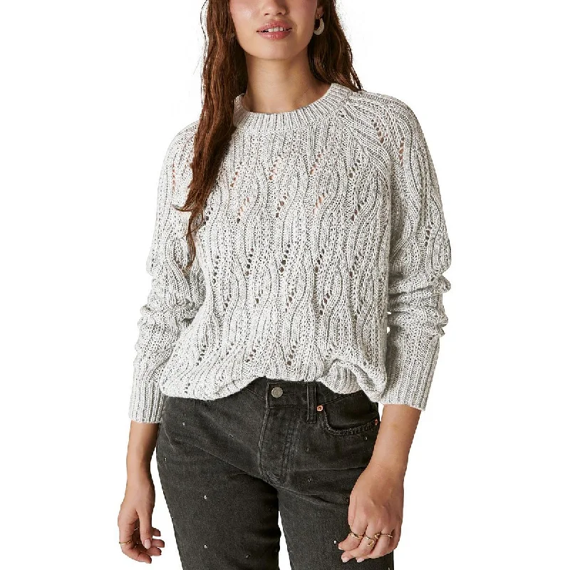 Womens Wool Blend Mock Neck Pullover Sweater Soft-touch sweaters