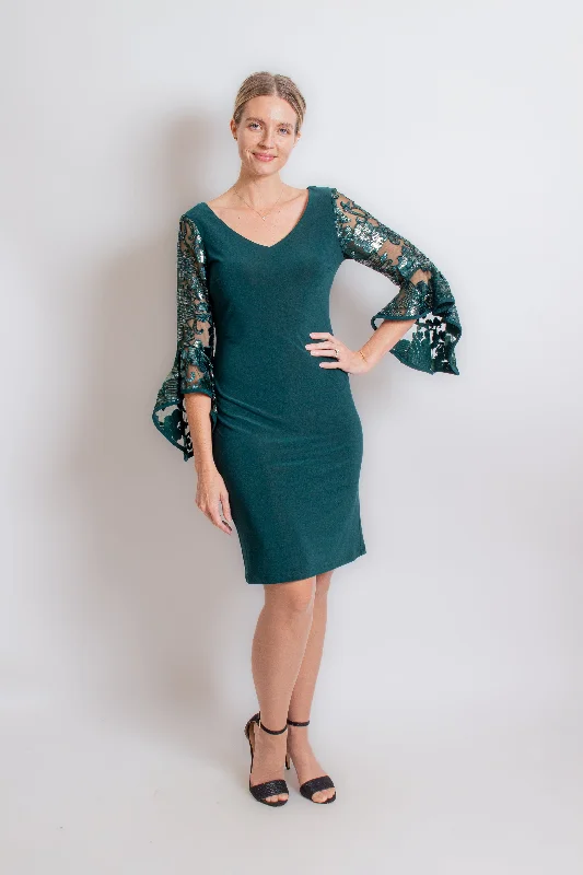 Hunter Green Midi Dress Boohoo midi dresses