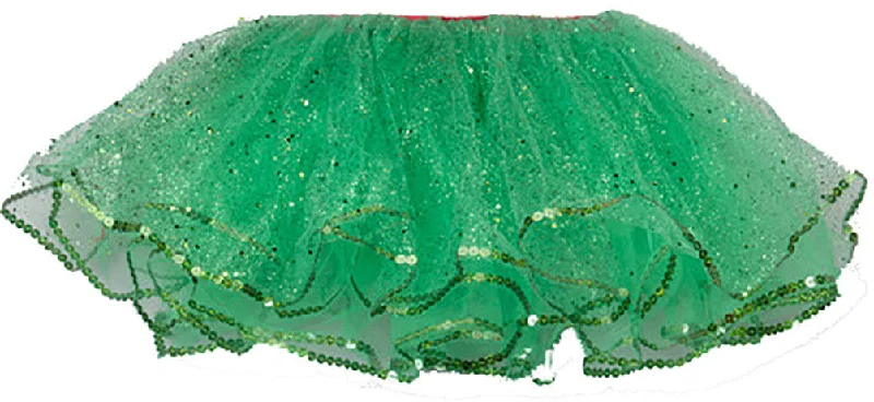 Green Glitter Reversible Tutu Stylish unclassified skirts