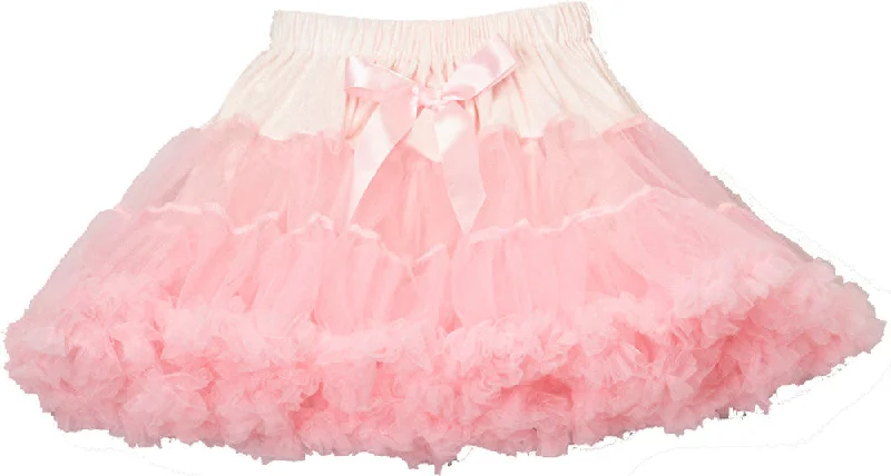 Pink Chiffon Petti Skirt Preppy unclassified skirts