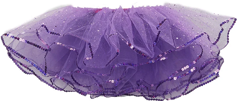 Purple Glitter Reversible Tutu Sequin unclassified skirts