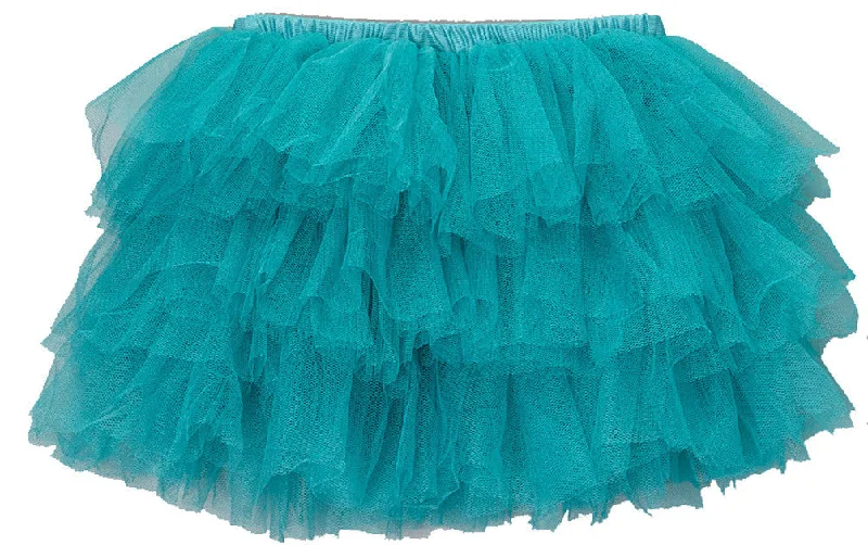 Teal 6 Layer Tutu Asymmetrical unclassified skirts