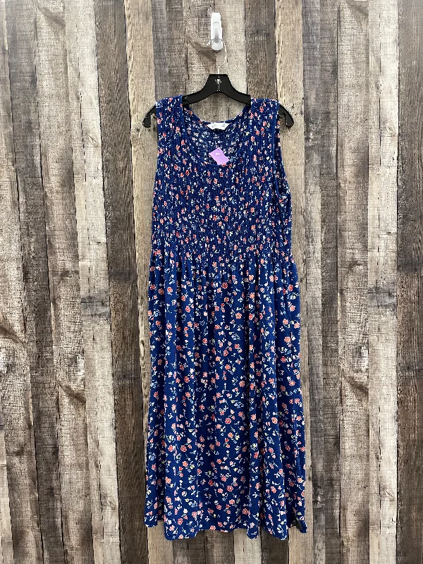 Blue Dress Casual Maxi Croft And Barrow, Size 2x Best maxi dresses for plus size