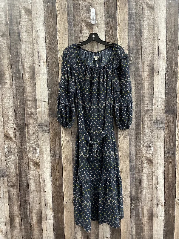 Blue Dress Casual Maxi Max Studio, Size M Corset maxi dresses