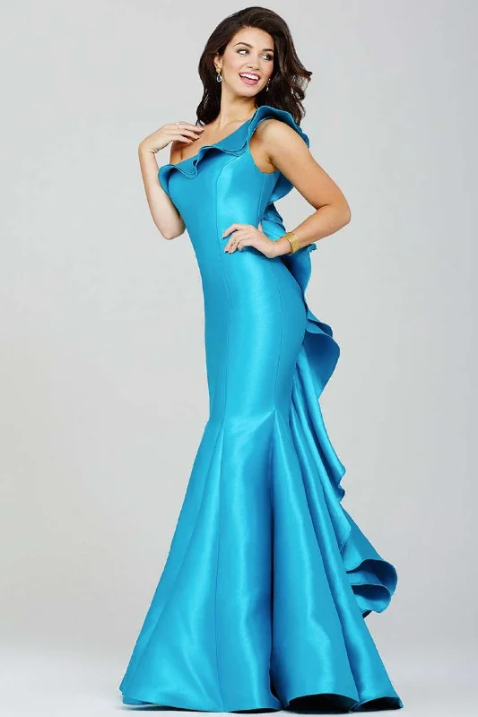 Jovani 34068 One-Shoulder Long Prom Dress Hot new arrivals in maxi dresses