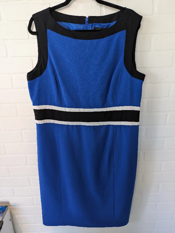 Blue & White Dress Work Nine West Apparel, Size 1x Denim unclassified dresses