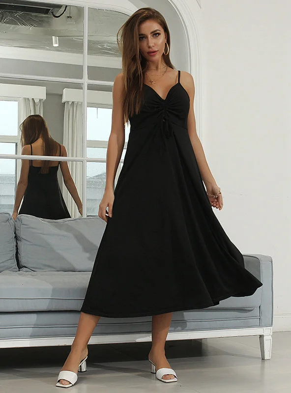 Chuckle Sexy Backless Mid-length Dress Elegant evening unclassified dresses