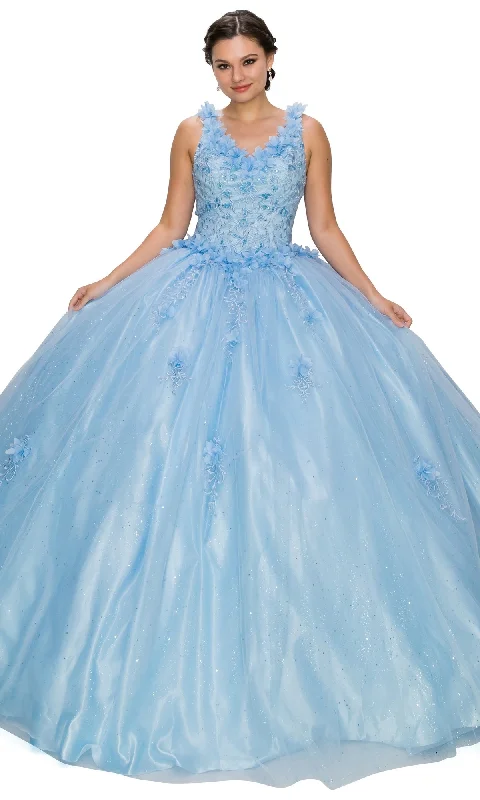 Quinceanera Ball Gown 8025J Denim unclassified dresses