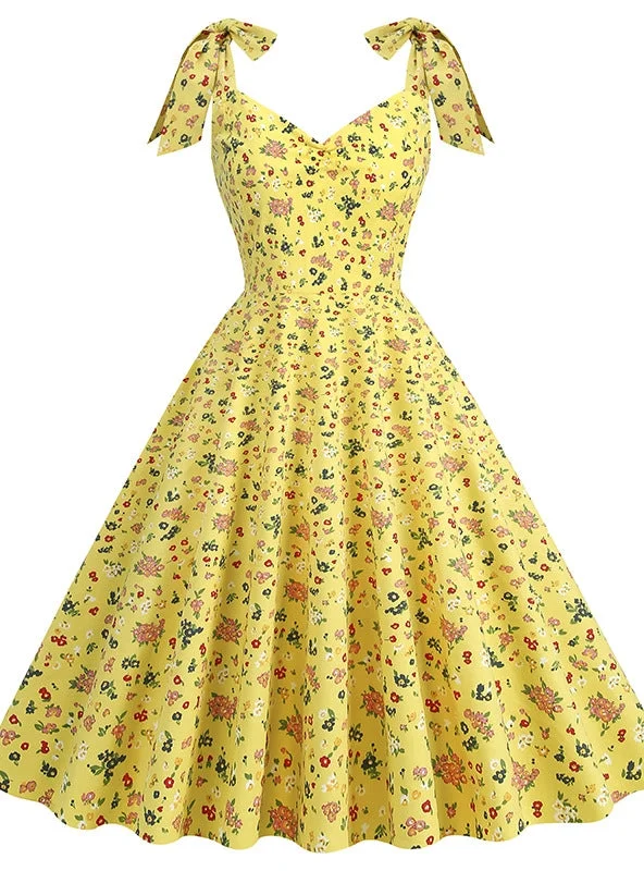 Flower Hepburn Bow Vintage Dress Engagement unclassified dresses