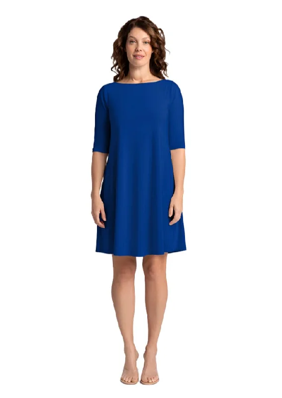 Nu Trapeze Dress, Elbow Sleeves Travel unclassified dresses