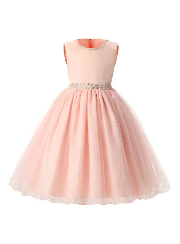 Pink Children Dresses For Girls Kids Formal Wear Gothic unclassified dresses