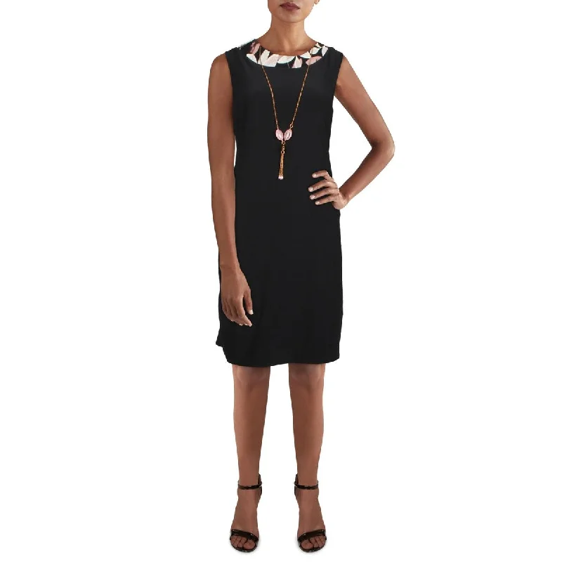 R&M Richards Womens Petites Knit Sleeveless Sheath Dress Bodycon unclassified dresses