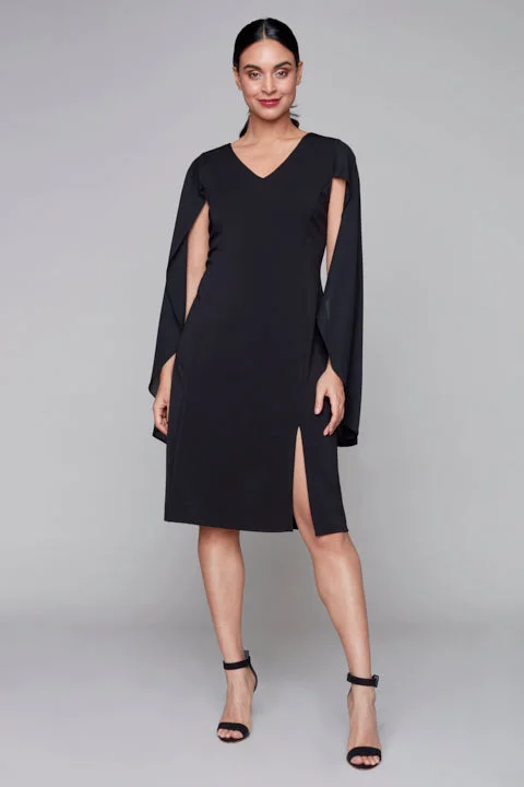 Dramatic Sleeves and Side Slit Dress Affordable unclassified dresses