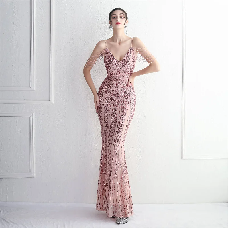 The Caelyn Mermaid Gown Backless unclassified dresses