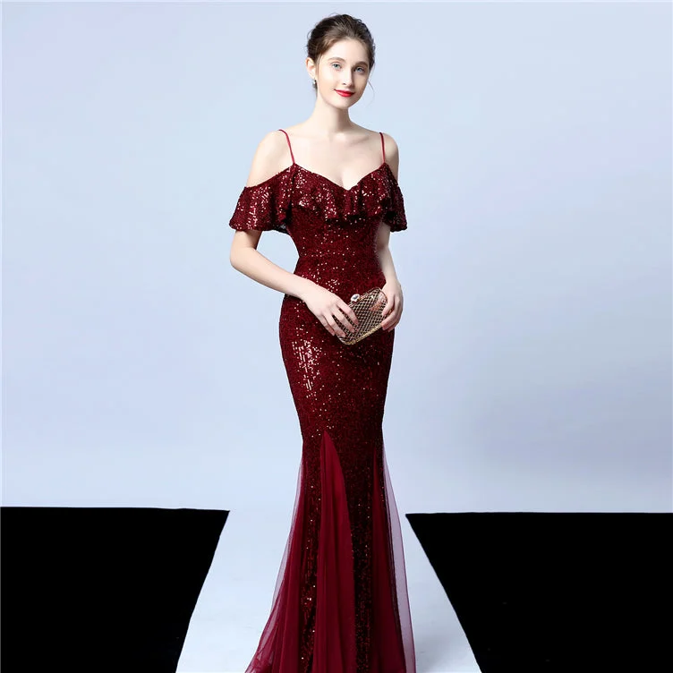 The Pamela off shoulder gown Holiday unclassified dresses