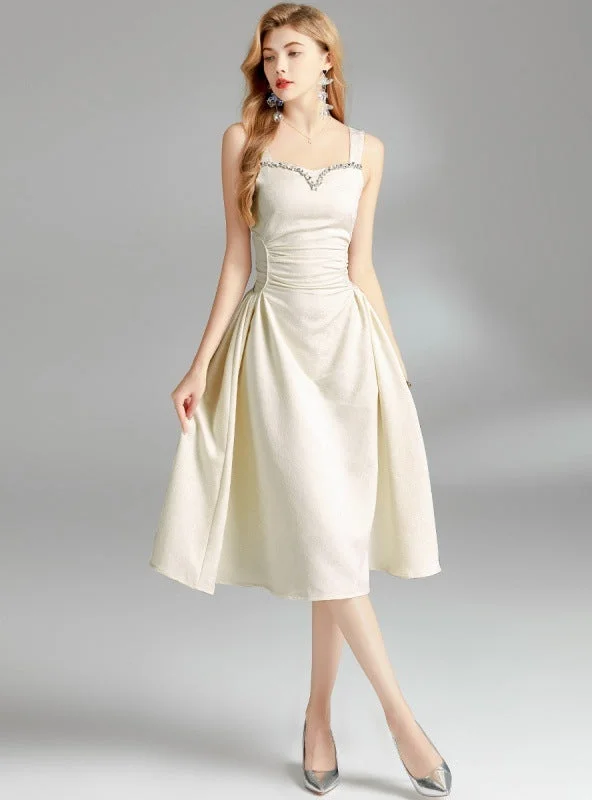 Women Sleeveless Straps Slim Dress Wedding guest unclassified dresses