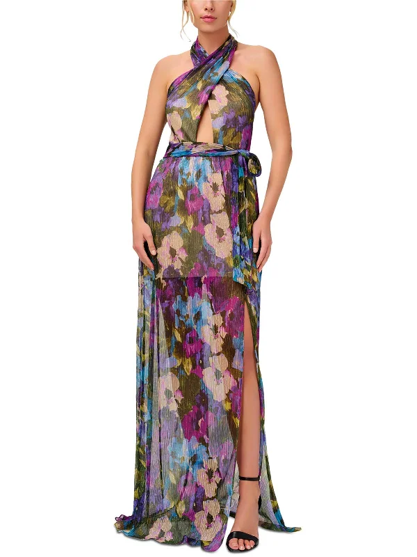 Womens Halter Long Evening Dress Sexy Maxi Skirt